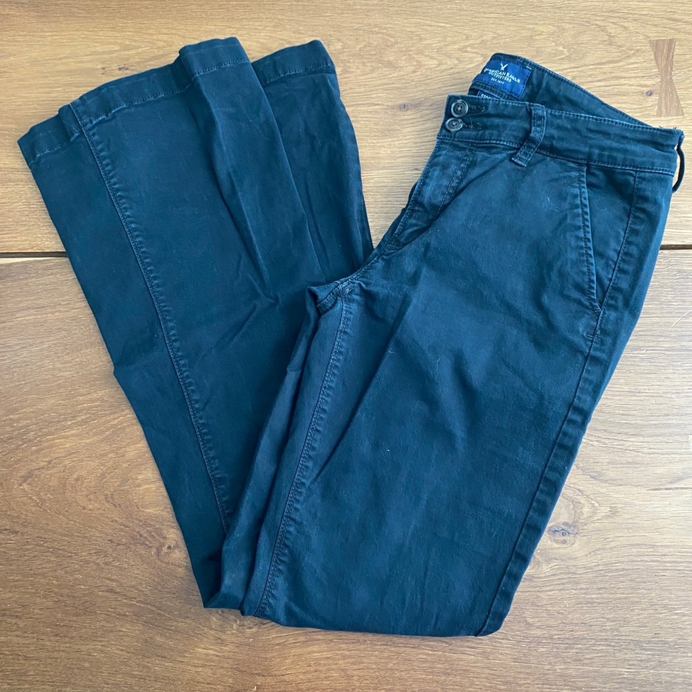 Black American Eagle Pants | 4 Regular